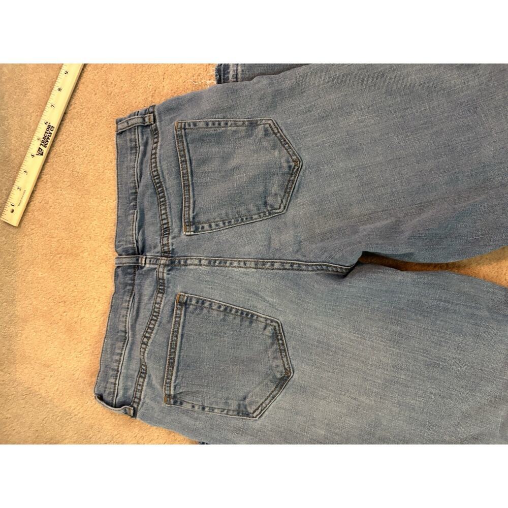 Vintage GAP Slim Crop Raw Hem Jeans Size 30 Tall - Picture 5 of 5